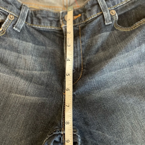 ***SOLD***Banana Republic Low-Rise Cropped Wide Leg Jeans - Size 10 - Picture 7 of 13